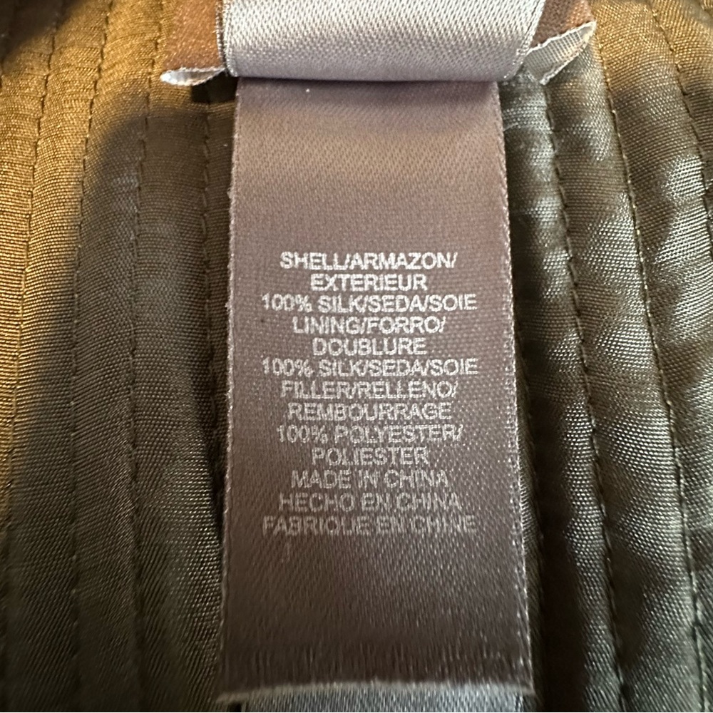 Sigrid Olsen Silk Jacket Reversible Size Medium - image 3